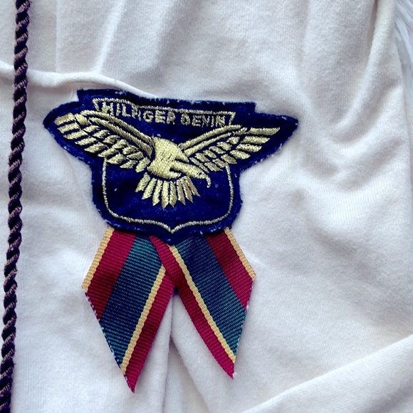 Tommy Hilfiger Vintage Bell Sleeve Shirt with Tassel Detail - Picture 2 of 8